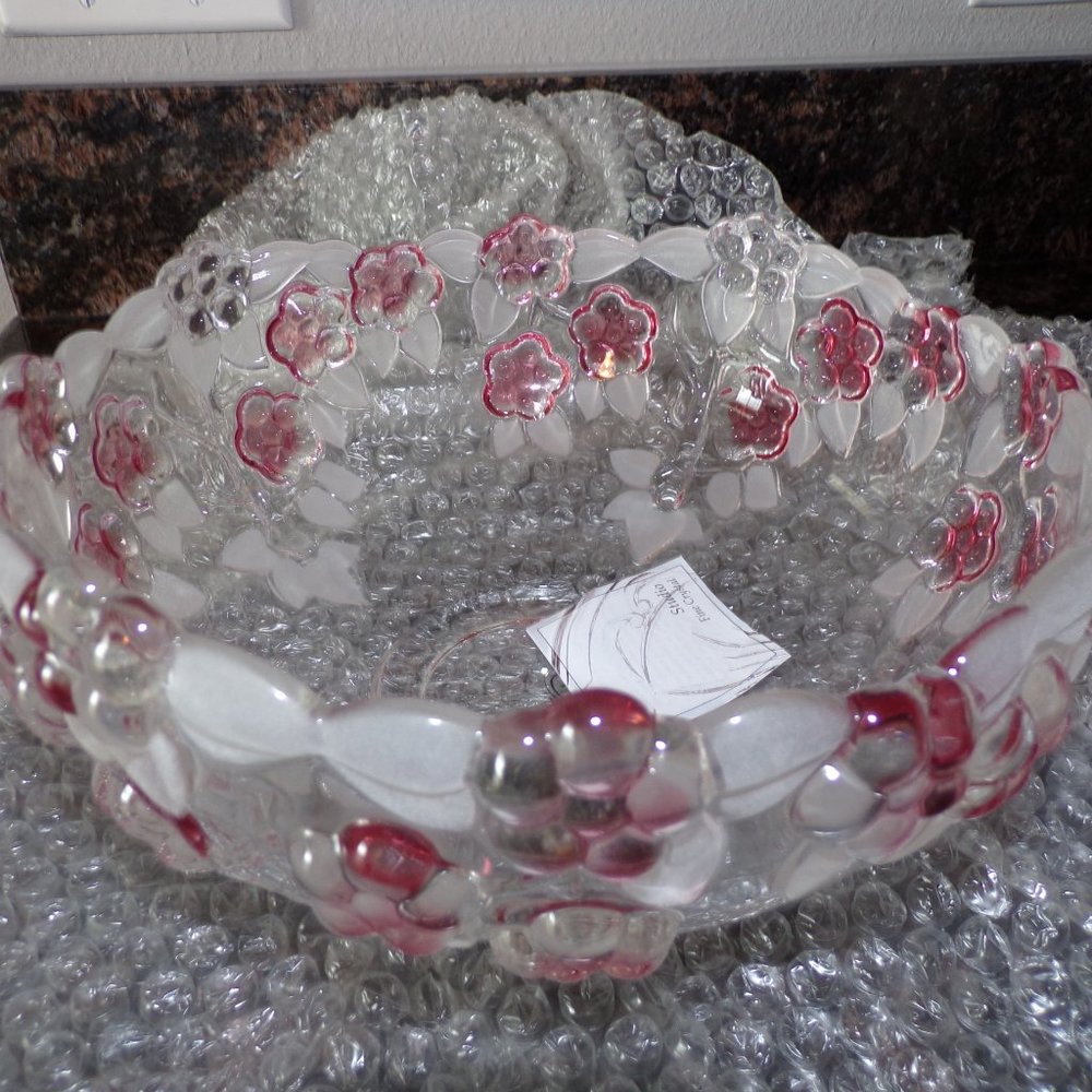 Vintage Venezia Large Crystal Bowl - Picture 4 of 6